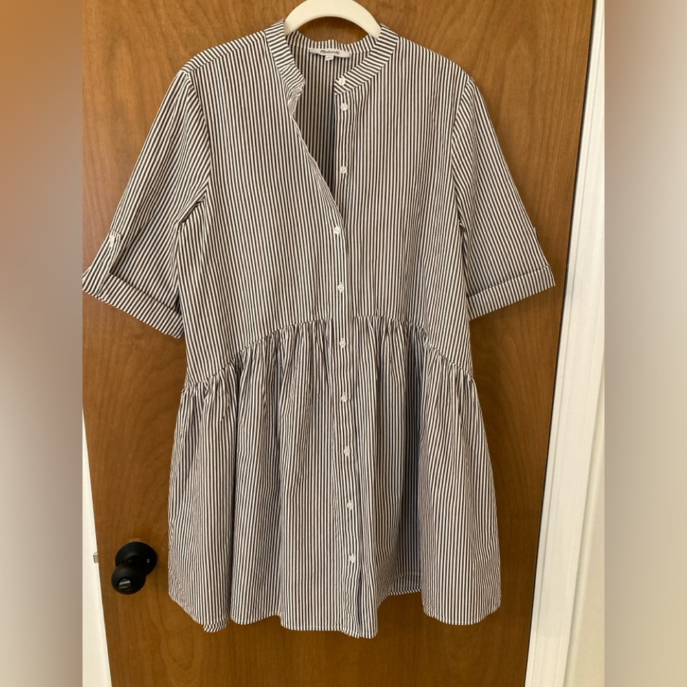 Madewell cotton shirt dress